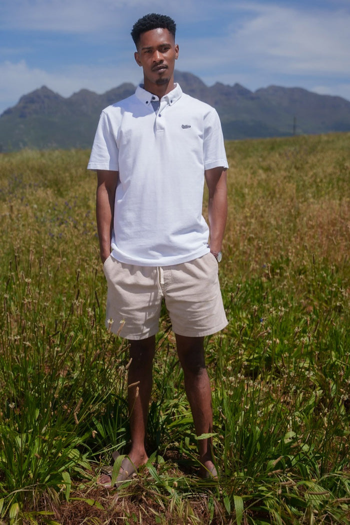 Heritage Golf Shirt - Brilliant White