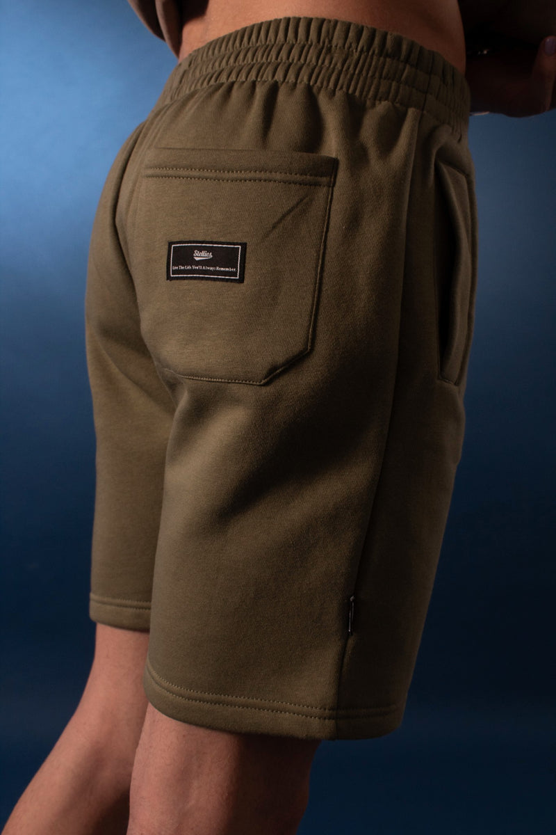 BSB Track-Shorts in Olive