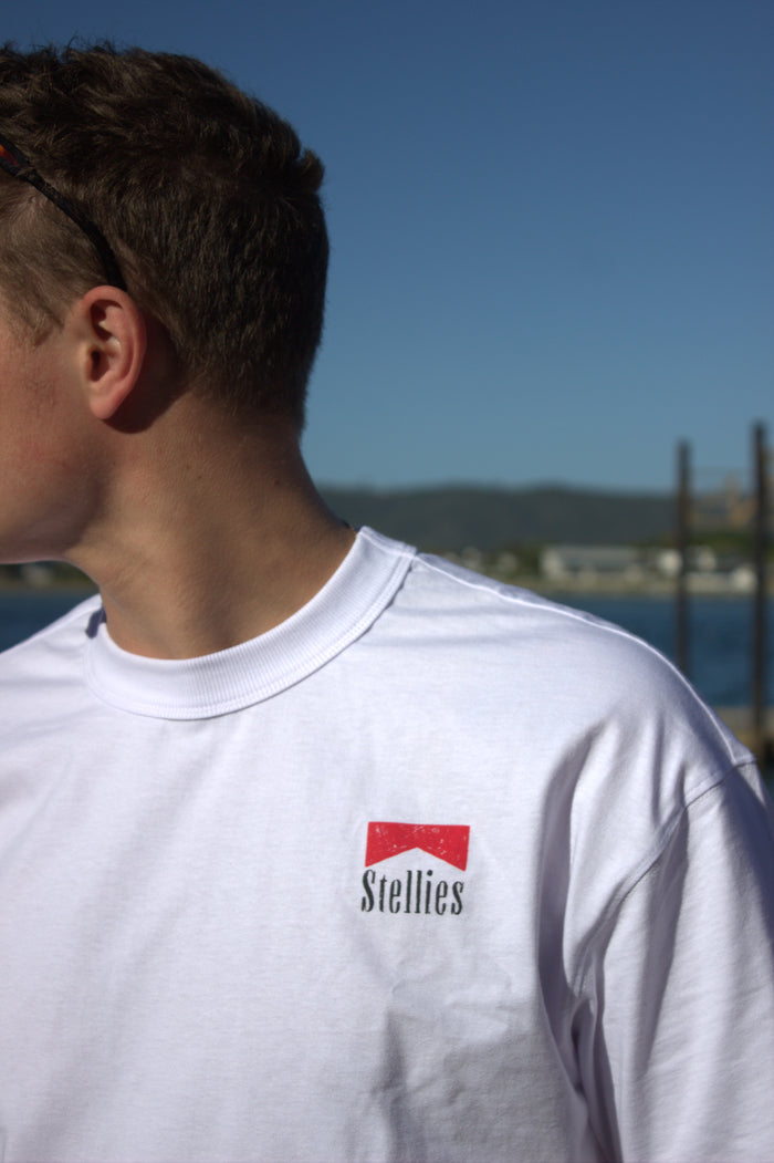 Smokin Hot Box Fit Tee in White