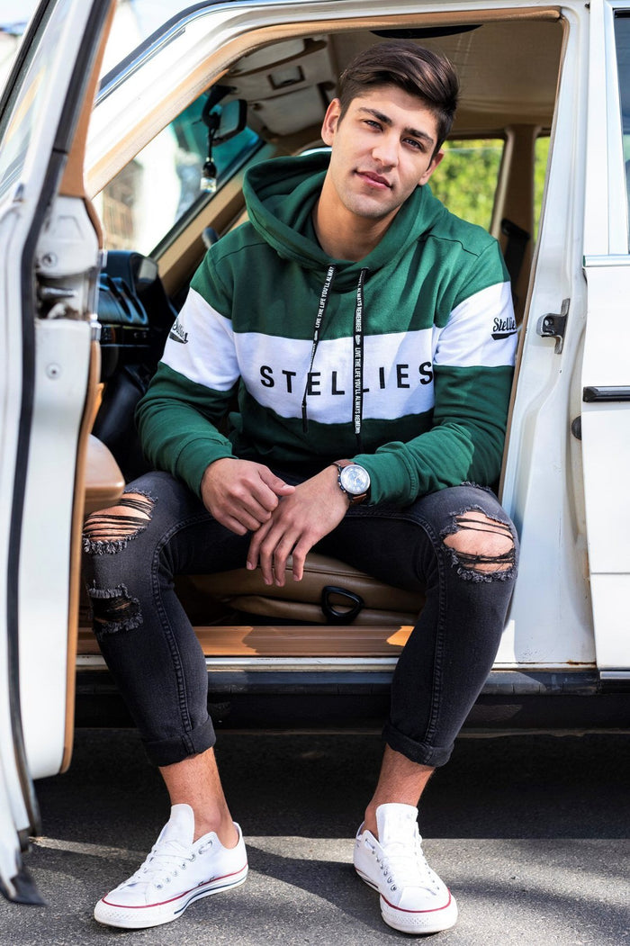 Fleece Hoodie - Bottle Green