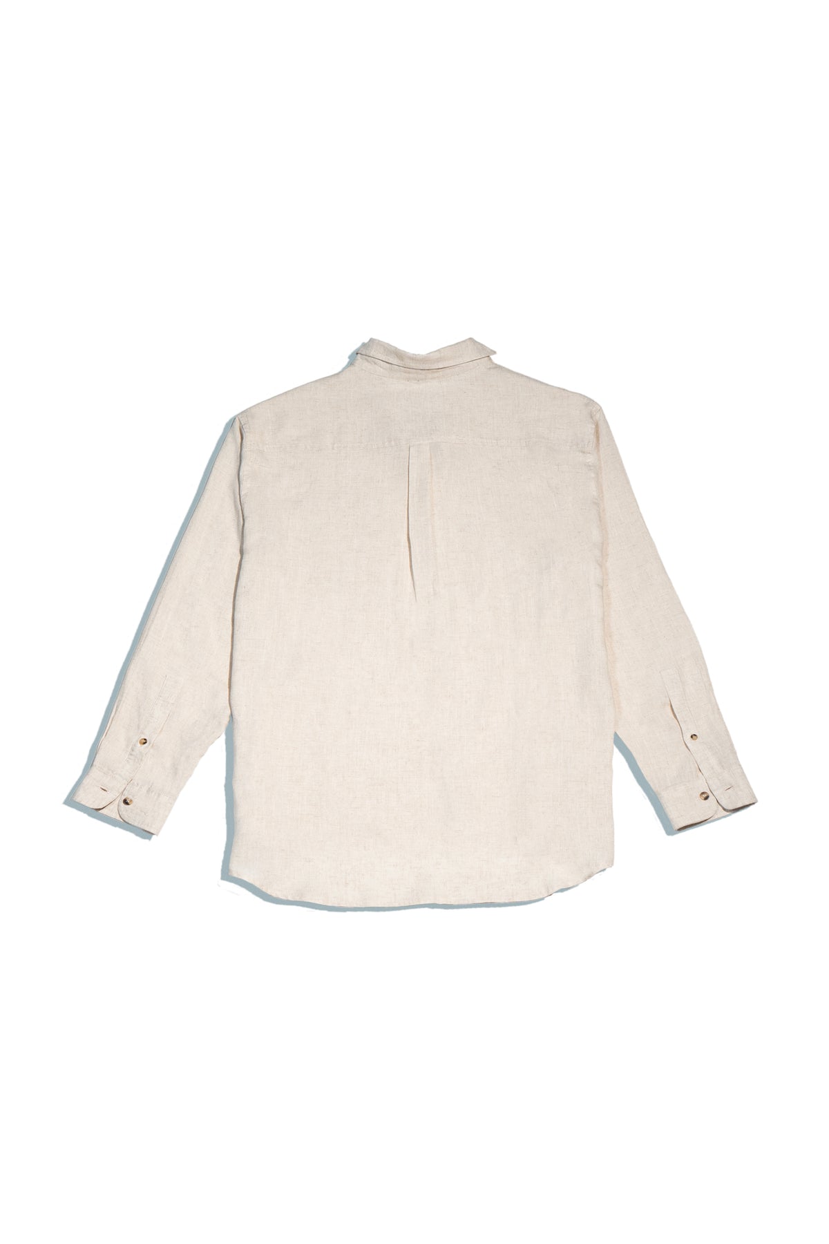 Luxe Linen Shirt in Natural Echru