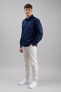 Collegiate Oxford Shirt in Indigo