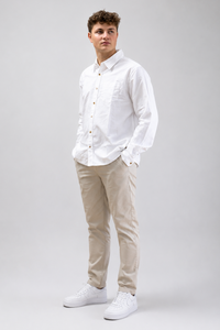 Collegiate Oxford Shirt in White