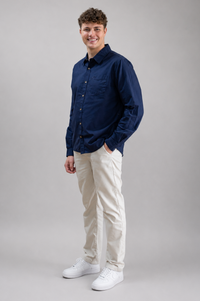 Collegiate Oxford Shirt in Indigo