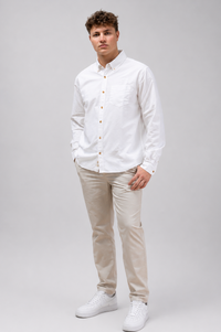 Collegiate Oxford Shirt in White