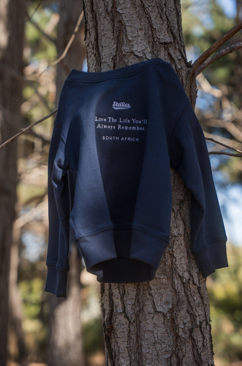 Kids Unisex Prestige Pullover in Navy