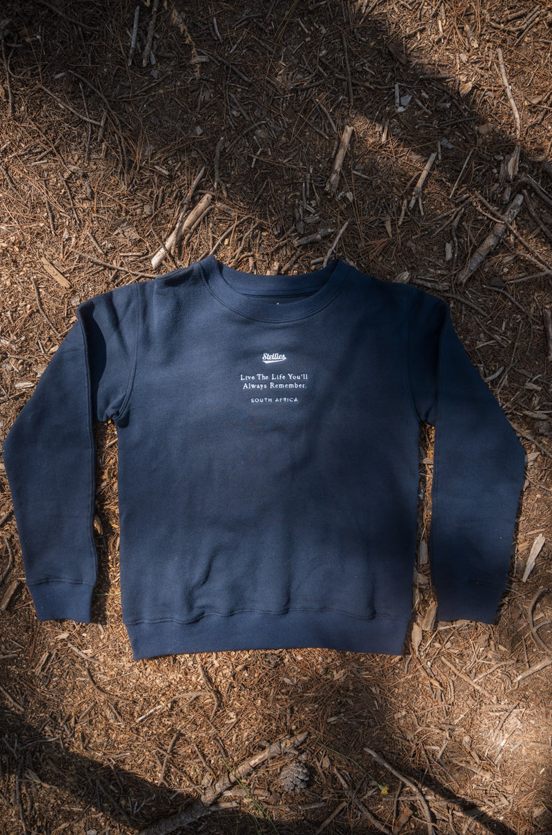 Kids Unisex Prestige Pullover in Navy