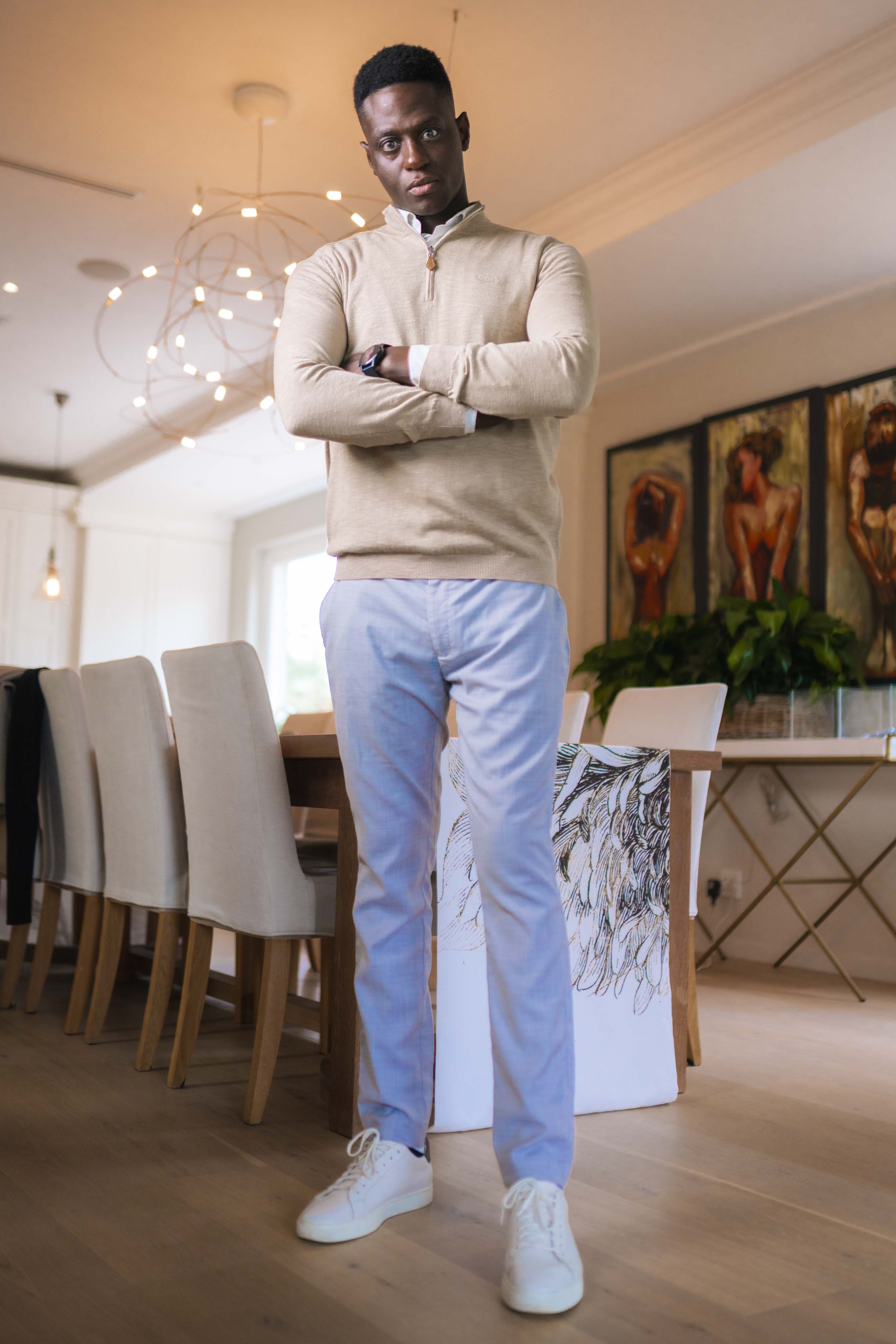 Quarter-Zip Knit in Creme – Stellies Authentic Clothing