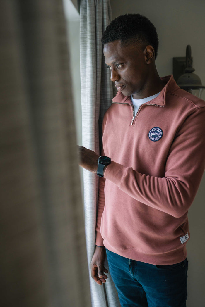 Classic Quarter-Zip Fleece Pullover - Prune