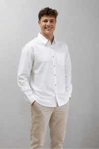 Collegiate Oxford Shirt in White