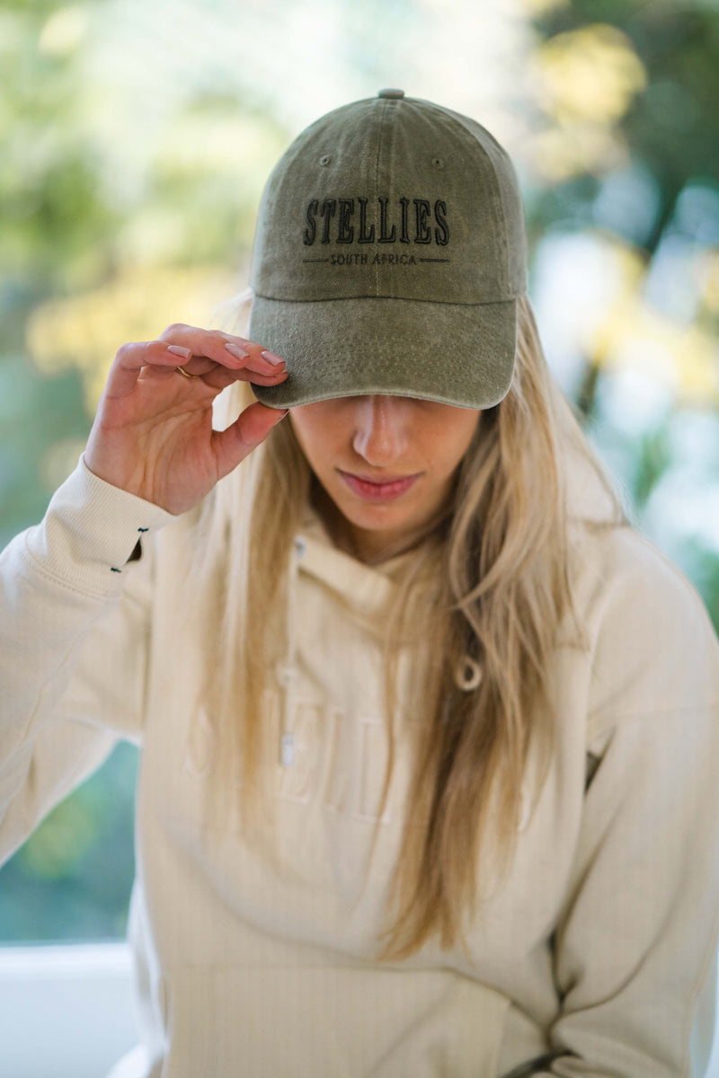 Acid-Washed Dad Cap - Sage