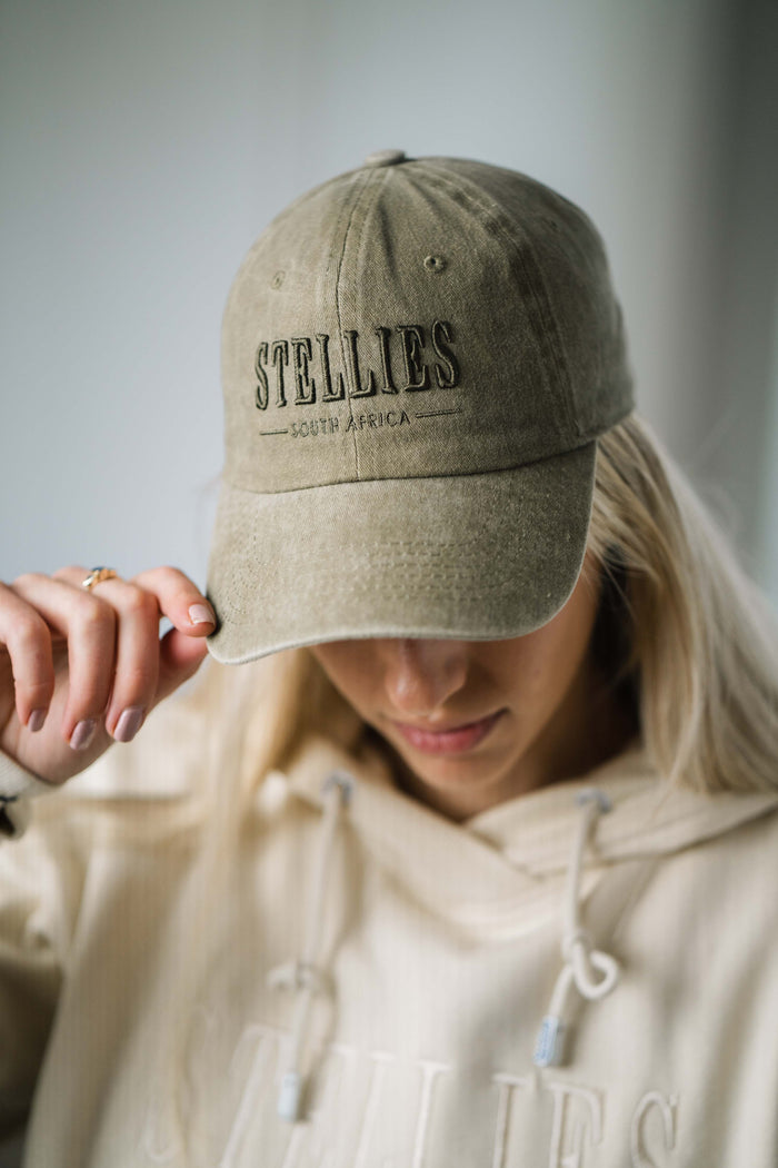 Acid-Washed Dad Cap - Sage