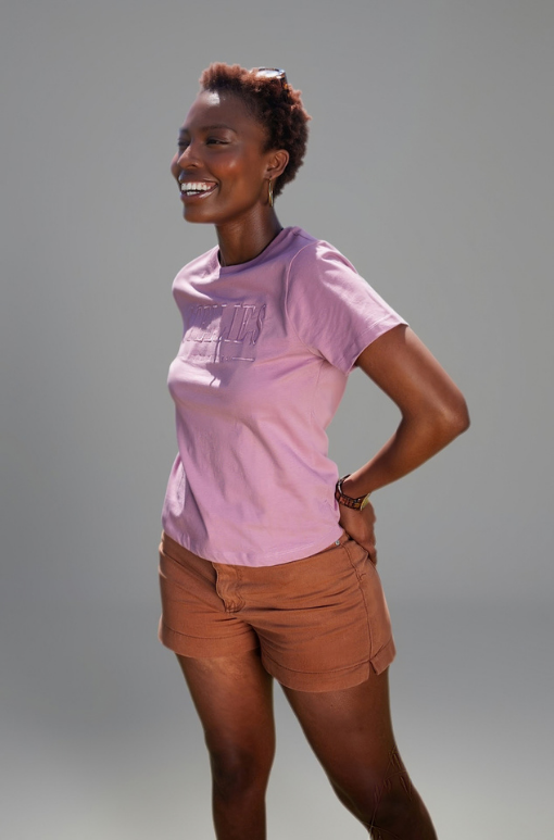 The Weekend Tee in Lunar Quartz