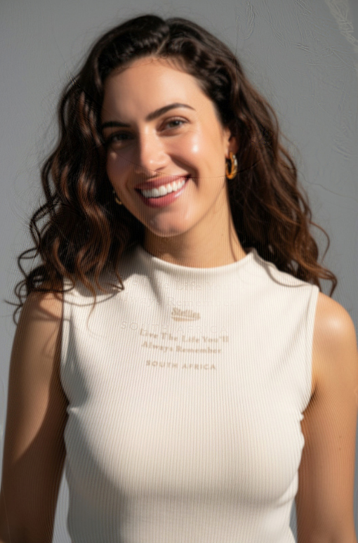 Prestige Boatneck Tank Top - Echru