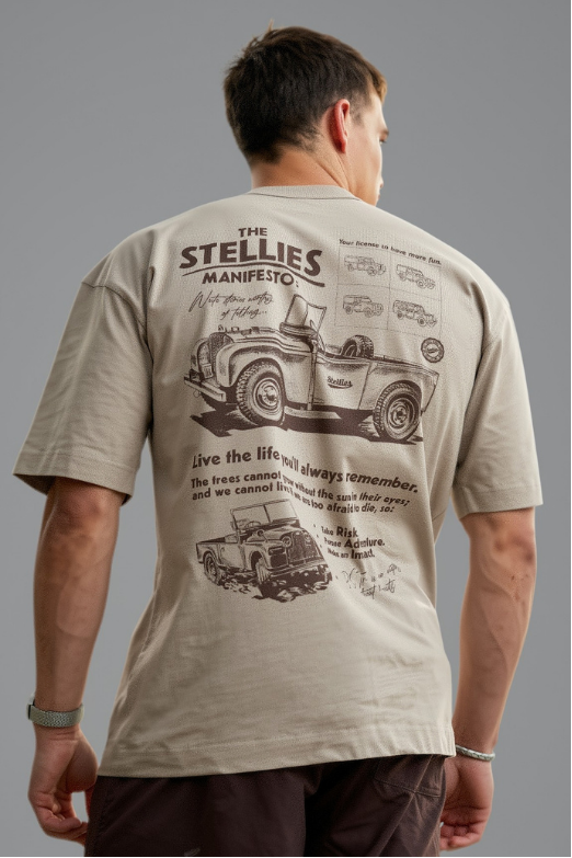 Brandrover Tee in Taupe