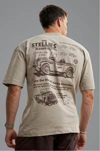 Brandrover Tee in Taupe