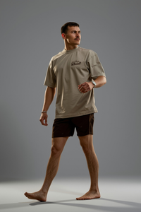 Brandrover Tee in Taupe