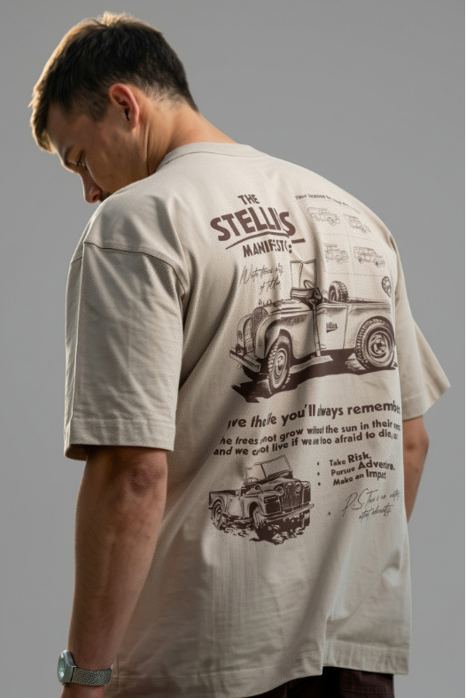 Brandrover Tee in Taupe