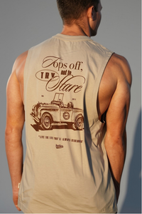 Muscle Tank in Taupe