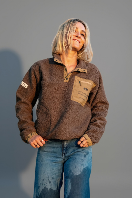 Unisex Popper in Mocca