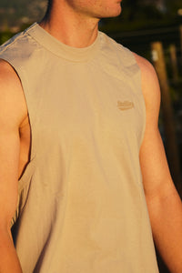 Men's Muscle Tank in Taupe