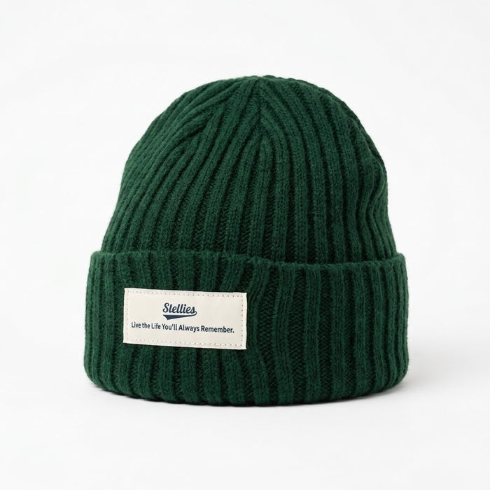 The Fisherman's Beanie in Bottle Green