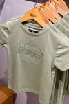 Kids Tee in Spanish Moss