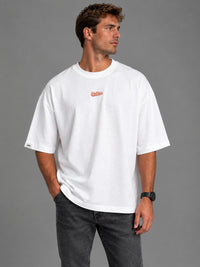 Architecture Print Box Fit Tee in White