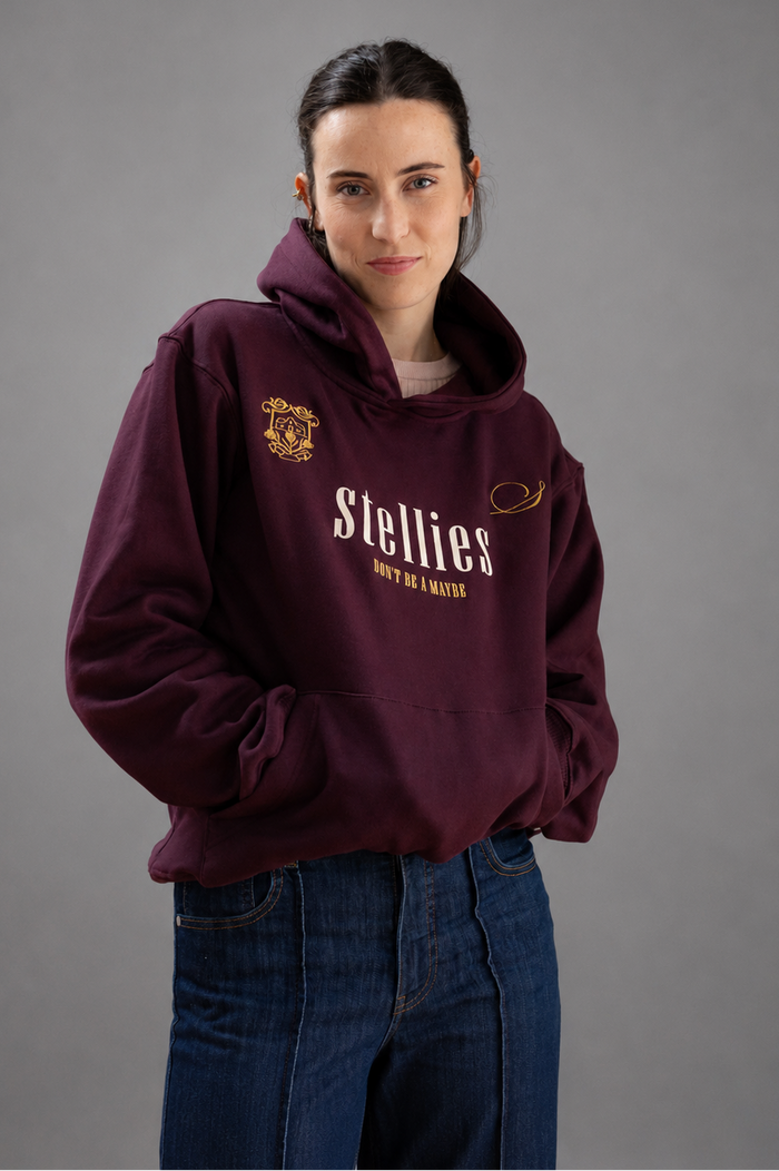 D.B.A.M Hoodie in Burgundy