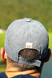 Stone-Washed Champion's Dad Cap in Grey