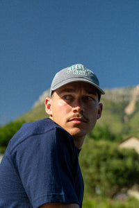 Stone-Washed Champion's Dad Cap in Grey