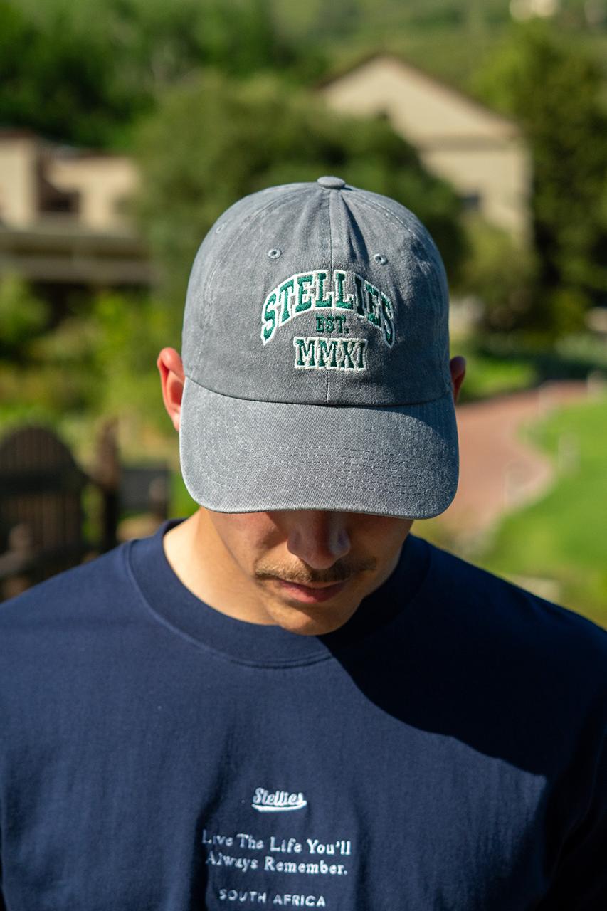 Stone-Washed Champion's Dad Cap - Grey