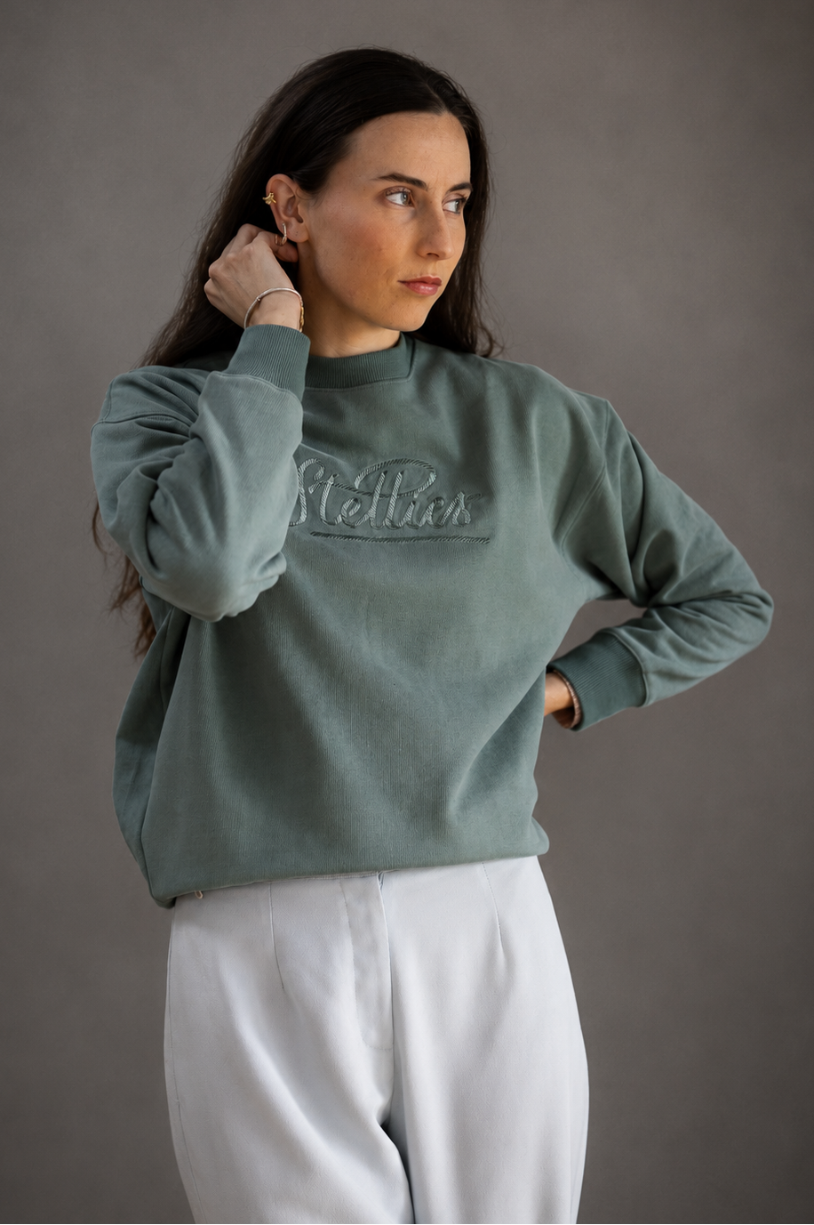 The Voyager Pullover in Ether