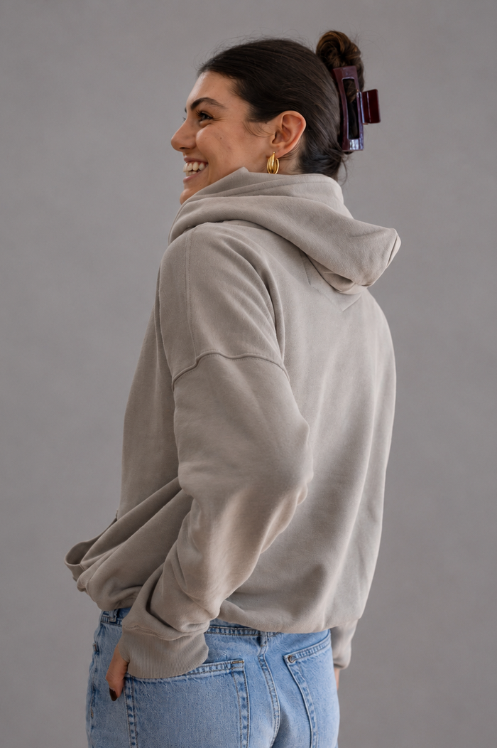 Heirloom Hoodie in Taupe