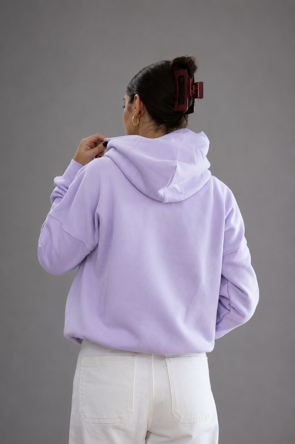 OG Daydreamer Fleece Hoodie in Lilac