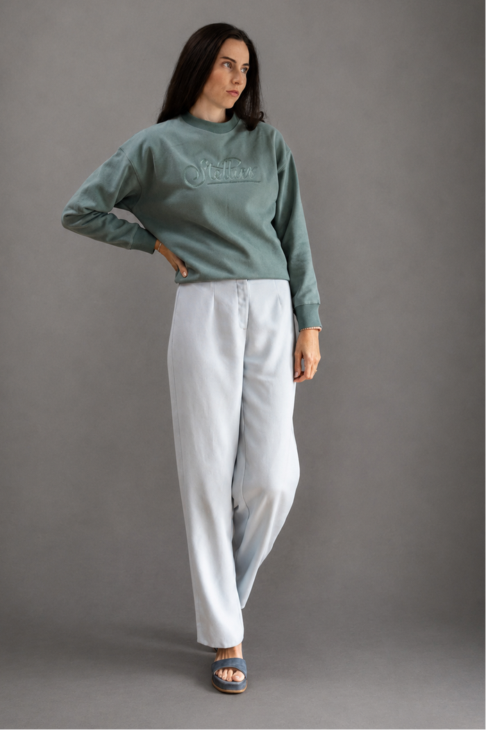 The Voyager Pullover in Ether