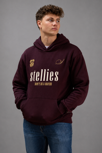 D.B.A.M Hoodie in Burgundy