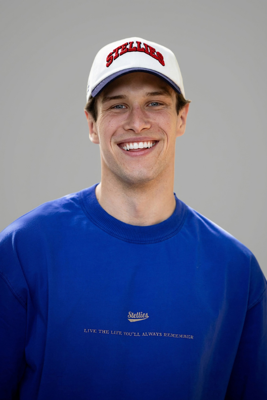 The Baseball Cap - Navy & White