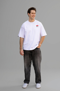Smokin Hot Box Fit Tee in White