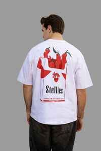 Smokin Hot Box Fit Tee in White