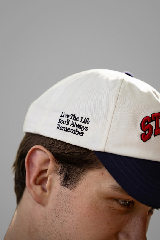 The Baseball Cap - Navy & White