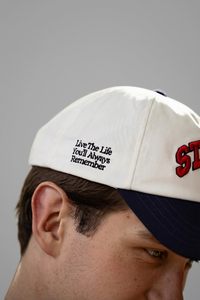 The Baseball Cap - Navy & White