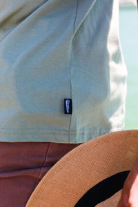 Core Tee in Spanish Moss