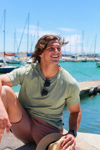 Core Tee in Spanish Moss