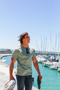 Core Tee in Spanish Moss