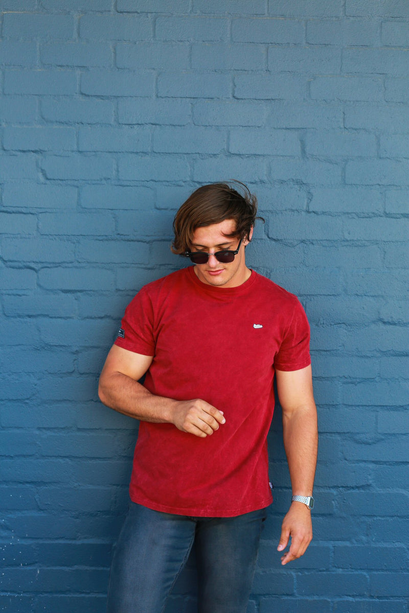 The Core Tee in Washed Terracotta