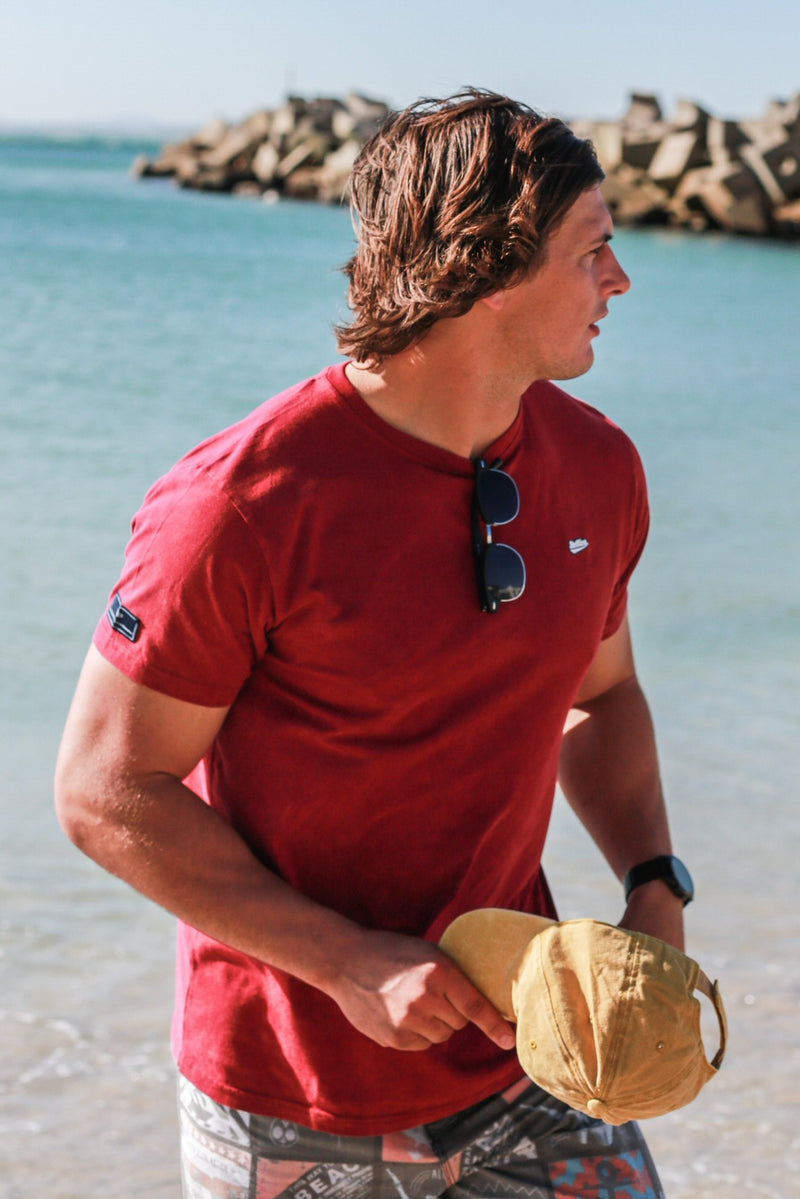 The Core Tee in Washed Terracotta