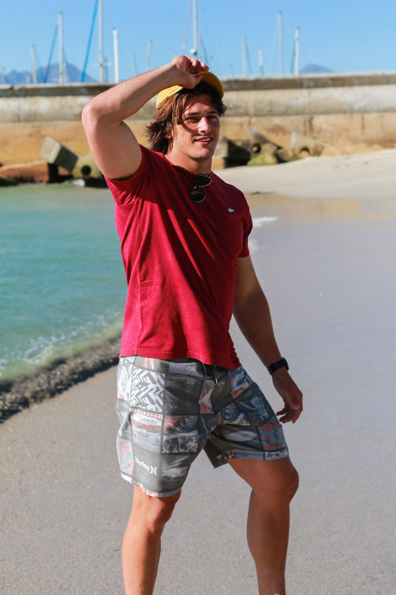 The Core Tee in Washed Terracotta