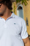 The Golfer Polo In White
