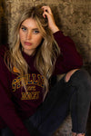 Champion’s Baggy Pullover in Burgundy (unisex)